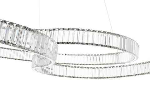 Moosee MOOSEE lampa wisząca WAVE 160A chrom