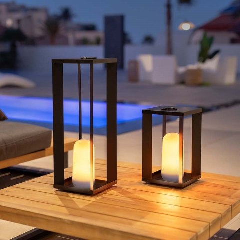 New Garden NEW GARDEN lampa dekoracyjna SIROCO 30 BATTERY IN&OUT