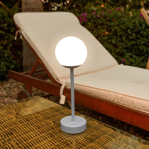 New Garden NEW GARDEN lampa stołowa NORAI SLIM 35 BATTERY rose gold