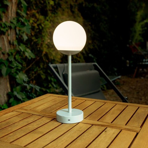 New Garden NEW GARDEN lampa stołowa NORAI SLIM 35 BATTERY rose gold