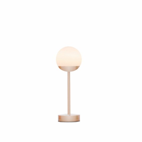 New Garden NEW GARDEN lampa stołowa NORAI SLIM 35 BATTERY rose gold