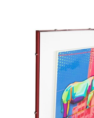 King Home Obraz RHINO IN THE CITY 88x110 cm