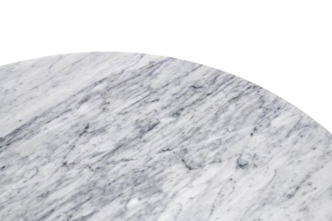 King Home Stół TULIP MARBLE 100 CARRARA biały - marmur, metal