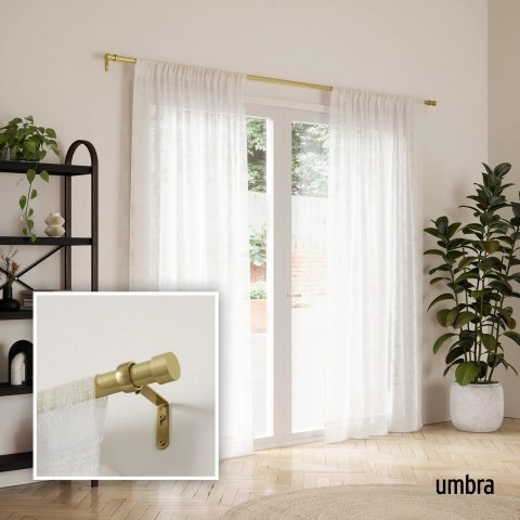 Umbra UMBRA pojedynczy karnisz CAPPA 305 - 457 cm złoty