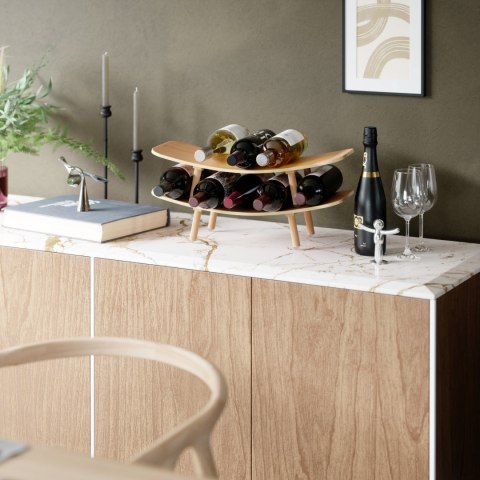 Umbra UMBRA stojak na wino VINOLA naturalny