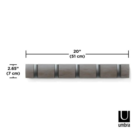 Umbra UMBRA wieszak na ubrania FLIP 5 szary