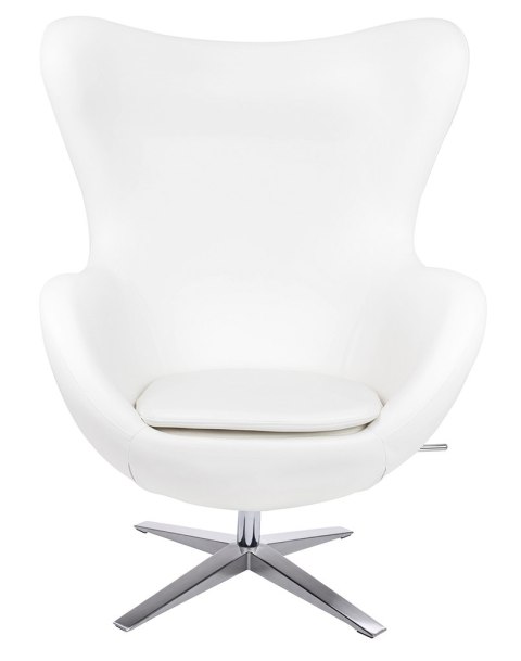 King Home Fotel EGG SZEROKI PU biały