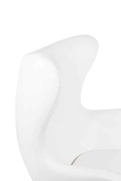 King Home Fotel EGG SZEROKI PU biały