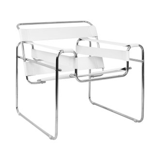 King Home Fotel IVAN biały - ekoskóra