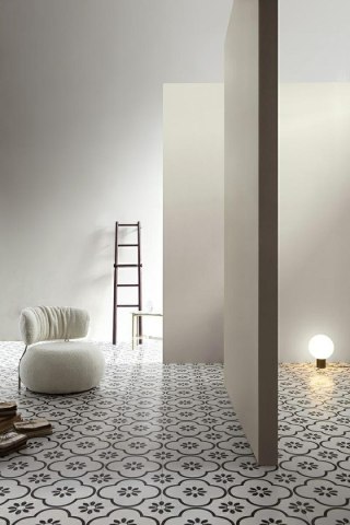 King Home Fotel LOW TEDDY biały - stal