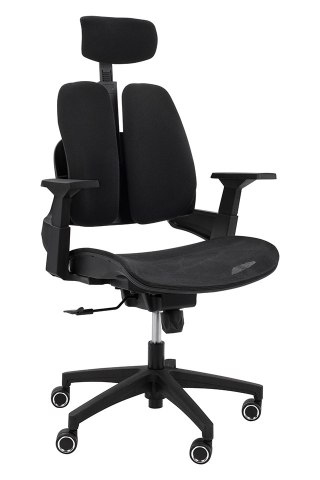 King home Fotel biurowy VENTILER czarny