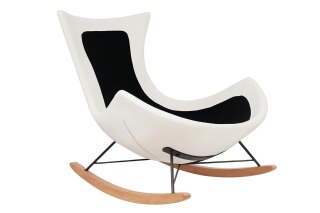 King Home Fotel bujany OTILIA TEDDY biały