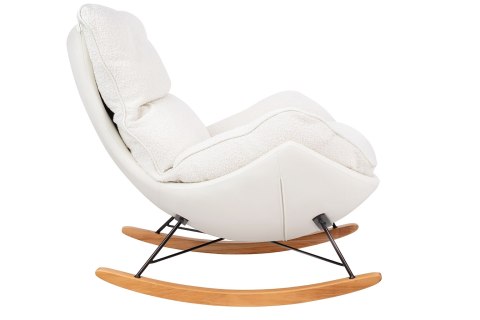 King Home Fotel bujany OTILIA TEDDY biały
