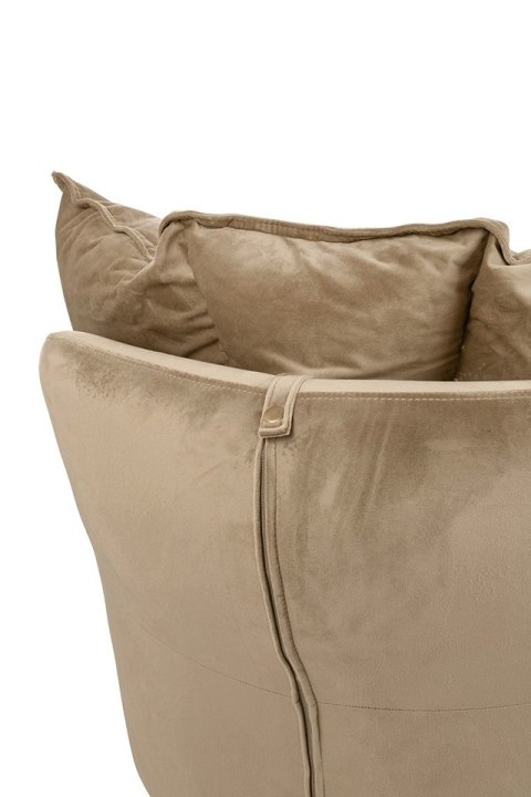 King Home Fotel bujany SWING VELVET khaki