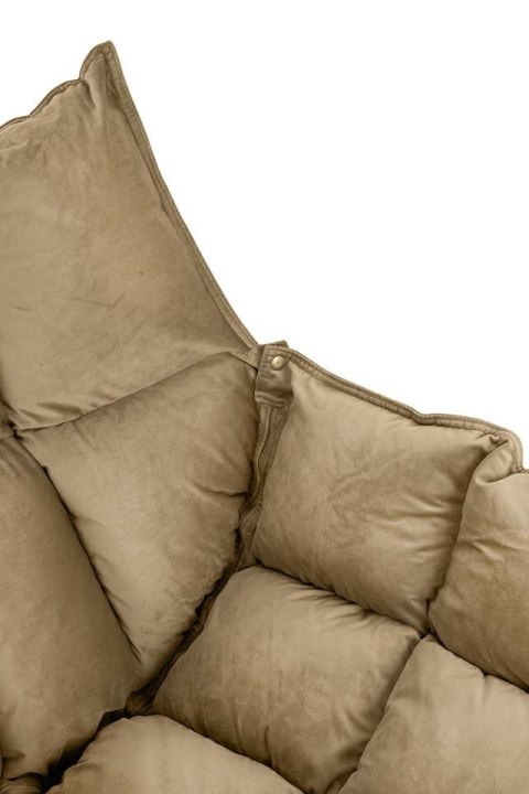 King Home Fotel bujany SWING VELVET khaki