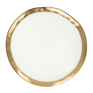 Kare Design KARE komplet 2 talerzy BELL 38 cm biało-złoty
