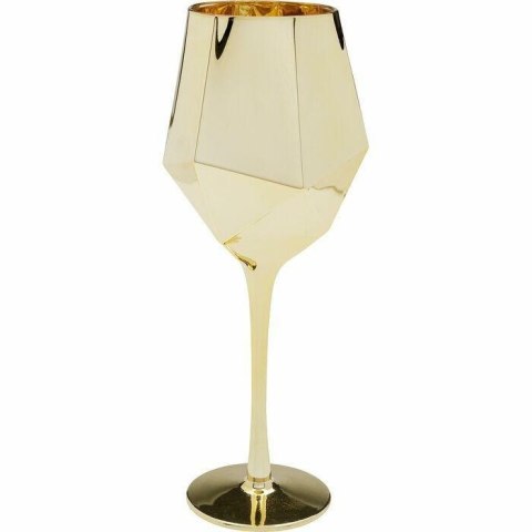 Kare Design KARE komplet 4 kieliszków do wina DIAMOND 660 ml złoty