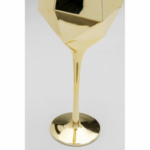 Kare Design KARE komplet 4 kieliszków do wina DIAMOND 660 ml złoty