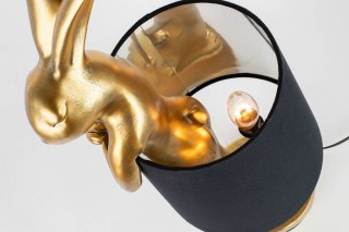 Kare Design KARE lampa stołowa RABBIT 50 cm złota / czarna