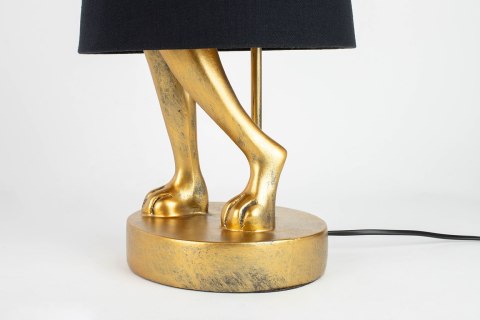Kare Design KARE lampa stołowa RABBIT 50 cm złota / czarna