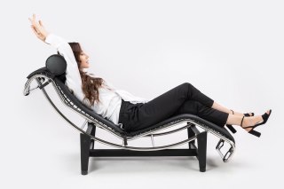 King Home Leżanka DIVANO czarna