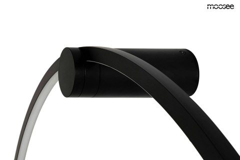 Moosee MOOSEE lampa ścienna HOOP 80 czarna