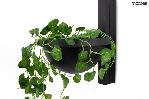 Moosee MOOSEE lampa ścienna PLANT WALL czarna