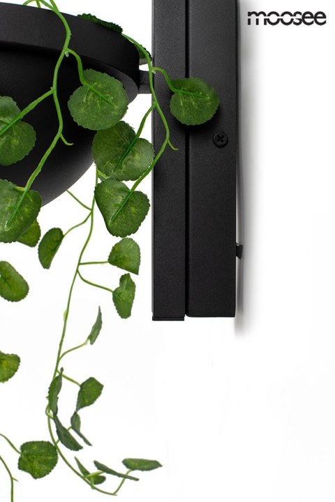 Moosee MOOSEE lampa ścienna PLANT WALL czarna