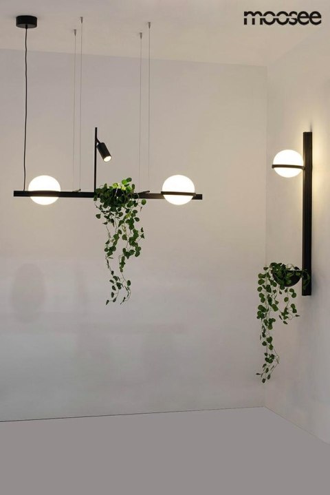 Moosee MOOSEE lampa ścienna PLANT WALL czarna