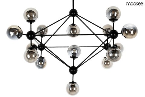 Moosee MOOSEE lampa wisząca ASTRIFERO 15 czarna