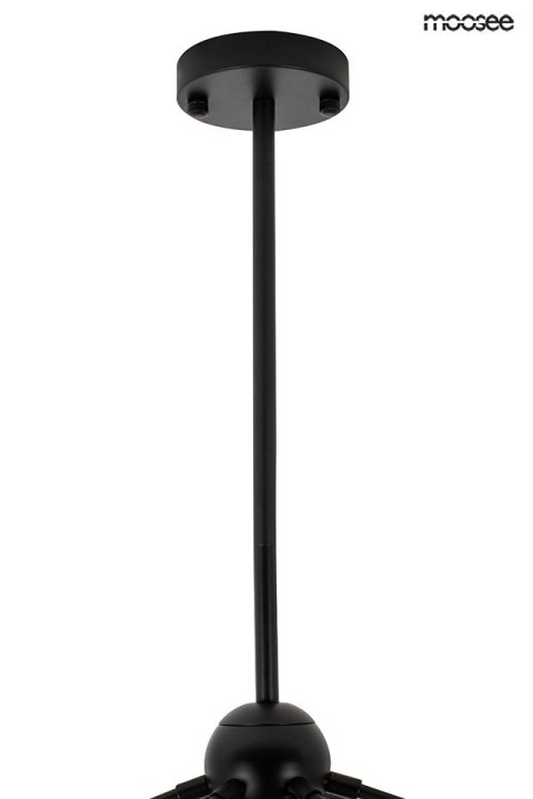 Moosee MOOSEE lampa wisząca ASTRIFERO 15 czarna