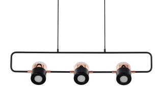 Moosee MOOSEE lampa wisząca BLINK 3 czarna