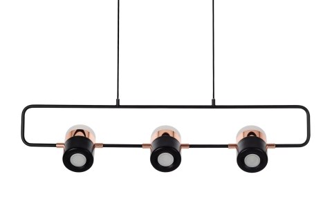 Moosee MOOSEE lampa wisząca BLINK 3 czarna