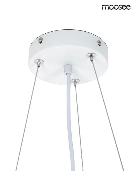 Moosee MOOSEE lampa wisząca NIDO biała