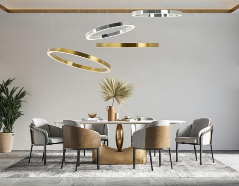 Moosee MOOSEE lampa wisząca RING 60 złota