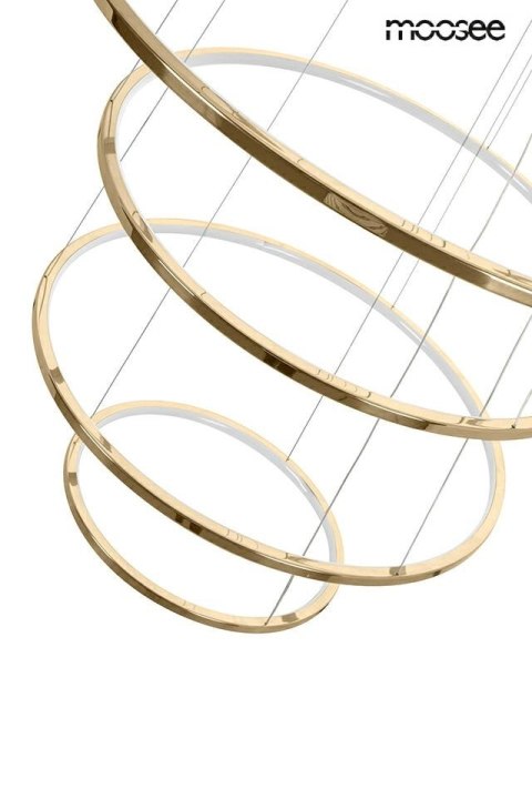 Moosee MOOSEE lampa wisząca RING SLIM L złota
