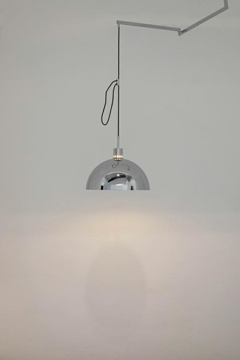 Moosee MOOSEE lampa wisząca ROTA 360 srebrny chrom