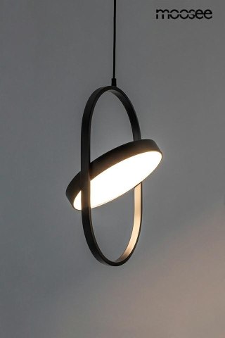Moosee MOOSEE lampa wisząca SPINNER 19 czarna