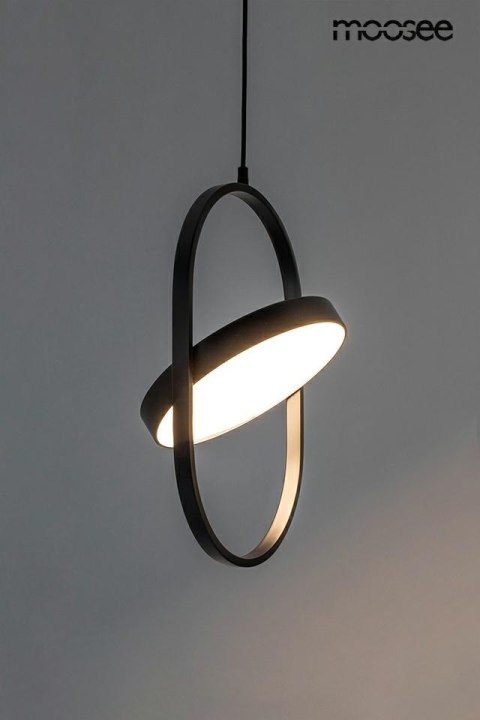 Moosee MOOSEE lampa wisząca SPINNER 19 czarna