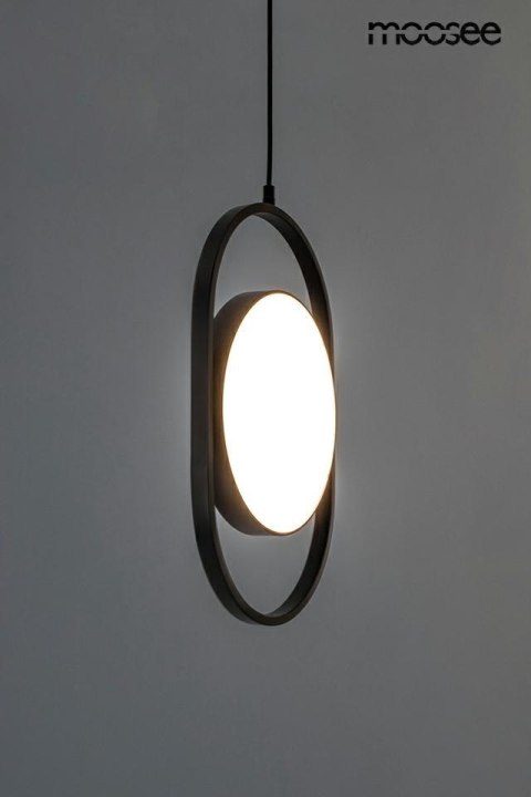 Moosee MOOSEE lampa wisząca SPINNER 19 czarna