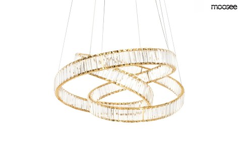 Moosee MOOSEE lampa wisząca WAVE 80 złota