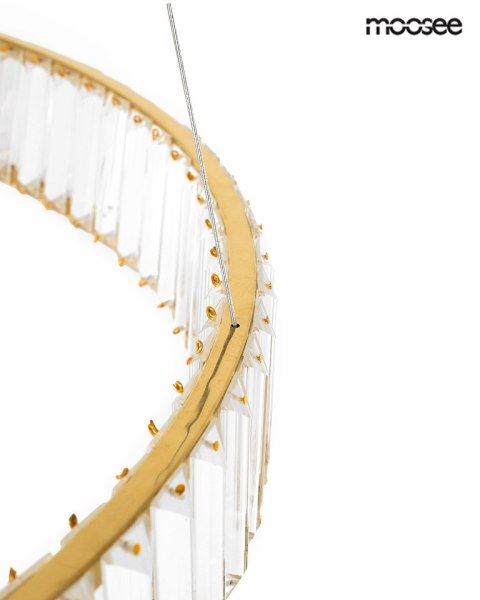 Moosee MOOSEE lampa wisząca WAVE 80 złota