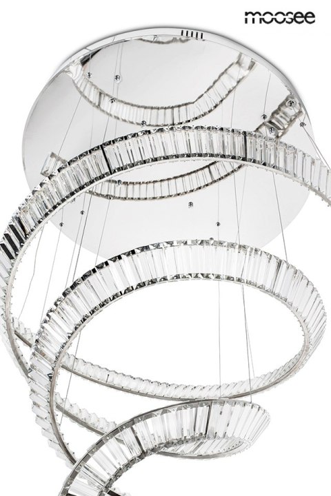 Moosee MOOSEE lampa wisząca WAVE CORDON 2B chrom
