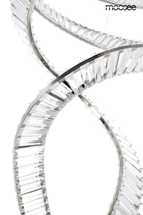 Moosee MOOSEE lampa wisząca WAVE CORDON 2B chrom
