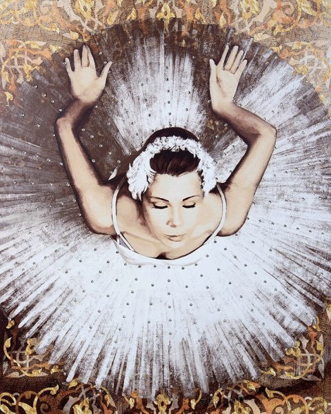 King Home Obraz BALLERINA 2 100x120 cm