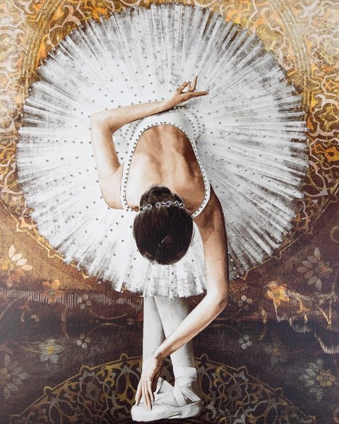 King Home Obraz BALLERINA 3 100x120 cm