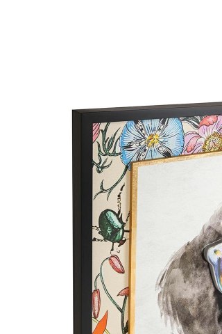 King Home Obraz COFFEE DOG 100x100 cm