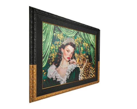 King Home Obraz PEARLS LEOPARD 150x120 cm