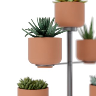 Umbra UMBRA doniczka stołowa TERRAPOTTA tytanowa