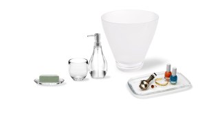 Umbra UMBRA kubek łazienkowy DROPLET przezroczysty